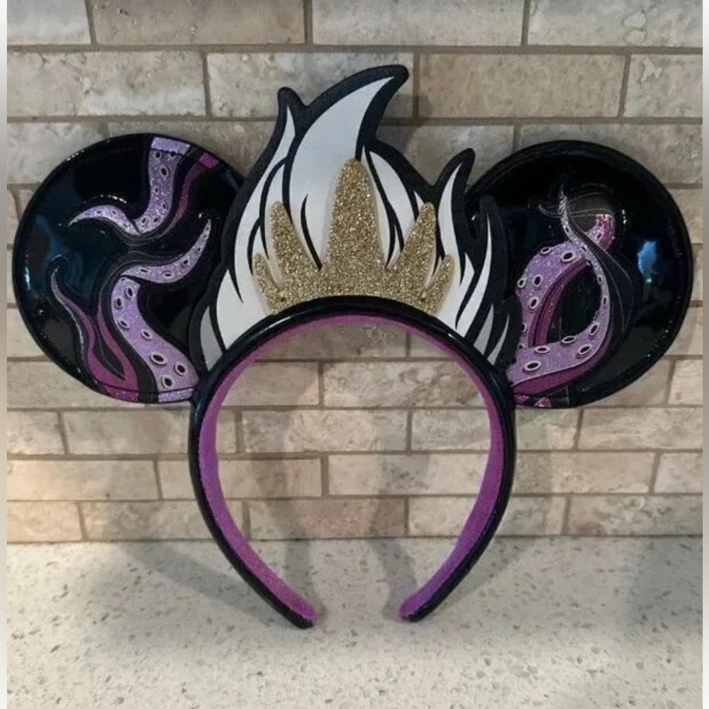 Disney Villain Ursula Ears Headband The Little Mermaid NWT